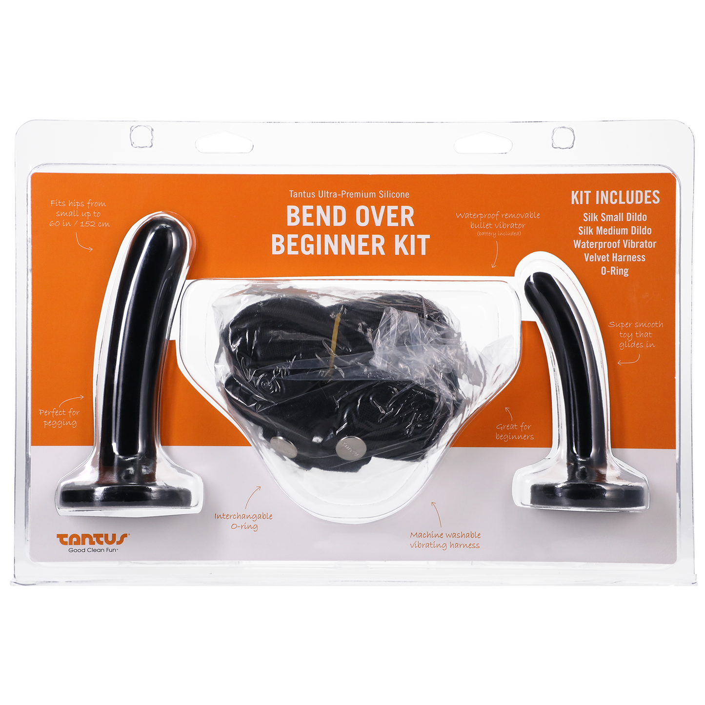 Bend Over Beginner Harness Kit Onyx Firm