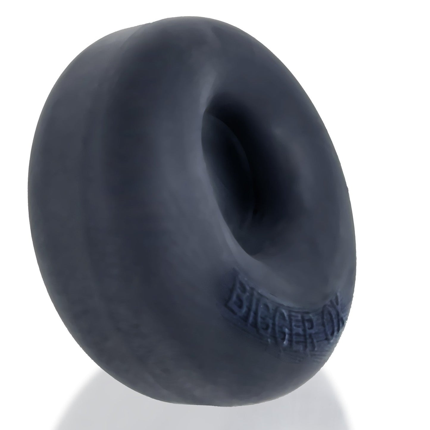 BIGGER OX, thicker bulge maker super mega-stretch cockring - BLACK ICE