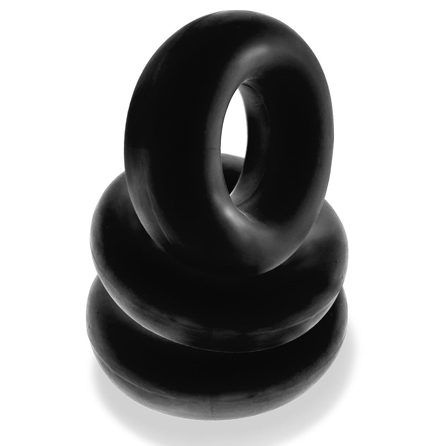 Oxballs FAT WILLY, 3-pack jumbo cockrings - BLACK