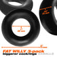 Oxballs FAT WILLY, 3-pack jumbo cockrings - BLACK