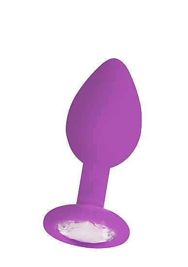 Diamond Butt Plug Regular Purple