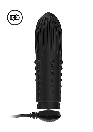 Elegance Lush Turbo Rechargeable Bullet Vibrator Black