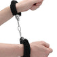 Shots Toys Pleasure Furry Handcuffs Black