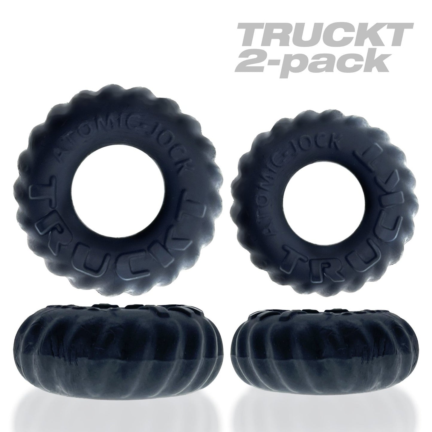 TRUCKT, 2-piece cockring - PLUS+SILICONE special edition - NIGHT